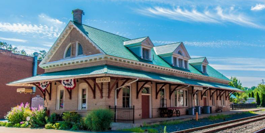 Orange Train Depot